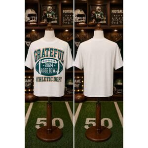 Grateful 2024 Rose Bowl Tee L Made USA Football Athletic Dept Shirt